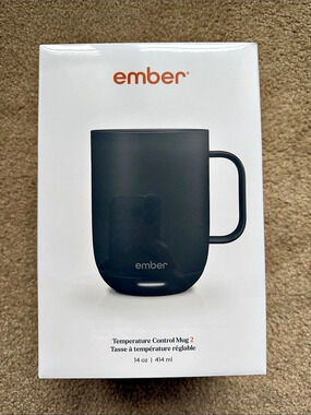 Ember Mug 2 14 oz Black Temperature Control Mug NWT (in original packaging/never